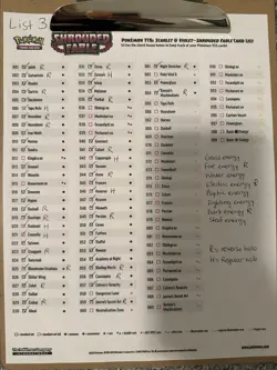 Pokemon TCG Shrouded Fable 85% Complete 55/64 Base Card Set w/Reverse Holos! - Image 3