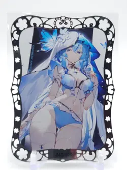 Goddess Story - Silver Metal Waifu Trading Card - Shorekeeper - NUMBERED 042/100 - Image 1