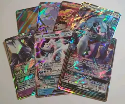 Pokemon MIXED "GX" Card Lot - 7 Cards Total NO DUPES **MINT - Image 1