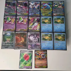 Pokemon Mega Evolution Card Lot 17 Cards Illustration Rare, Ex, promo Psyduck - Image 5