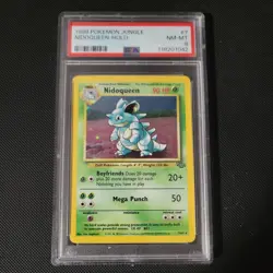 PSA 8 NM-MINT Nidoqueen 7/64 Jungle Unlimited 1999 Pokemon Card - Image 1