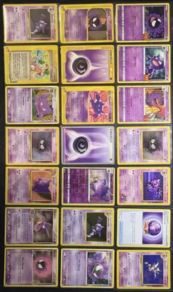 Pokemon Cards • 21x Lot (LP-HP)• ‘Apparition Attrition’ Theme• Gengar + Pre-Evos - Image 1