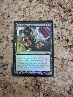 Sorin's Vengeance FOIL Magic 2012 / M12 PLD Black Rare MTG CARD - Image 1