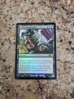 Sorin's Vengeance FOIL Magic 2012 / M12 PLD Black Rare MTG CARD - Image 2