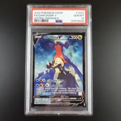 PSA 10 Garchomp V TG23/TG30 Pokemon Astral Radiance Holo Graded Card - Image 1