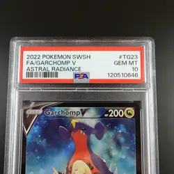 PSA 10 Garchomp V TG23/TG30 Pokemon Astral Radiance Holo Graded Card - Image 2