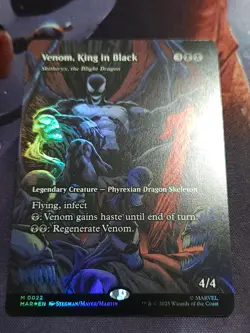 Venom, King in Black - Skithiryx, the Blight Dragon (Borderless) FOIL (MAR) - Image 1