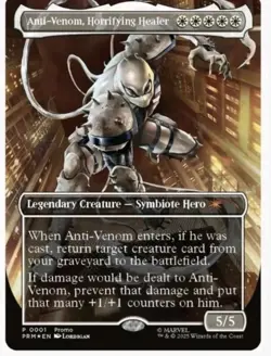 Magic The Gathering Anti-Venom Horrifying Healer Borderless FOIL NEW - Image 1