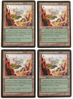 4 x Undiscovered Paradise | Visions | MTG | Magic The Gathering - Image 1
