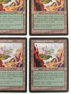 4 x Undiscovered Paradise | Visions | MTG | Magic The Gathering - Image 2