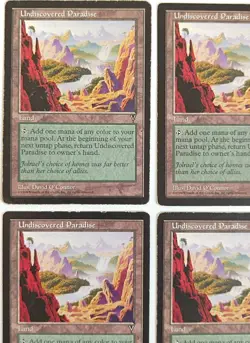 4 x Undiscovered Paradise | Visions | MTG | Magic The Gathering - Image 3