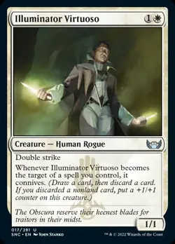 Illuminator Virtuoso Foil Streets of New Capenna MTG Magic the Gathering NM - Image 1