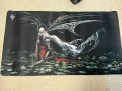 MTG Seb McKinnon Sower of Temptation Stitched Playmat Signed Kickstarter - Image 1