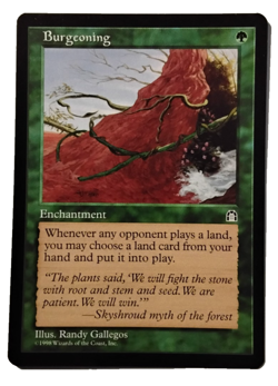 Burgeoning Stronghold Expansion Rare NM MTG: Magic the Gathering - Image 1