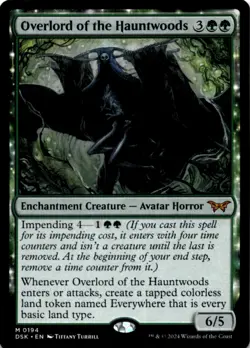 MTG Overlord of the Hauntwoods Normal NM Duskmourn: House of Horror Magic 194 - Image 1
