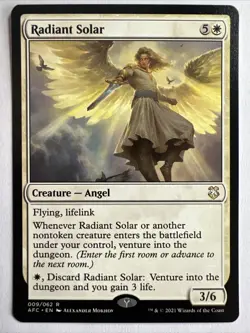 Radiant Solar ~ Commander: Adventures in the Forgotten Realms [ NM ] [ MTG ] - Image 1