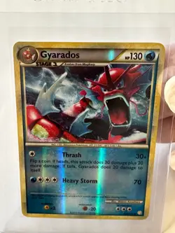 Pokemon TCG 2010 Shiny Gyarados 123/123 Heart Gold Soul Silver Reverse Holo - Image 3