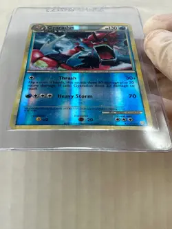 Pokemon TCG 2010 Shiny Gyarados 123/123 Heart Gold Soul Silver Reverse Holo - Image 4