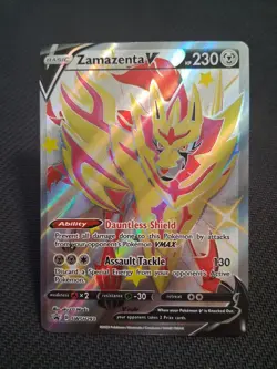 Pokemon TCG Zamazenta V SWSH293 Sword & Shield Promo Ultra Rare Holo NM - Image 1