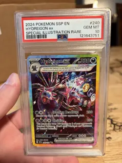 Pokemon TCG Hydreigon EX Surging Sparks SAR 240/191 PSA 10 💎 GEM MINT - Image 1