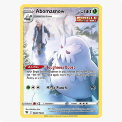 Abomasnow TG01/TG30 Astral Radiance Trainer Gallery Pokemon TCG Ultra Rare - Image 1