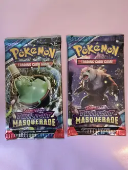 Pokemon TCG: Scarlet and Violet Twilight Masquerade x4 Booster Packs Sealed - Image 1