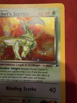 Rocket's Scyther 1st Edition Gym Heroes - 13/132 Holo - Pokemon TCG - Image 4