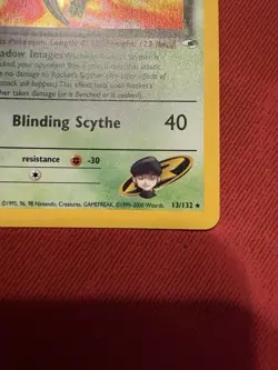 Rocket's Scyther 1st Edition Gym Heroes - 13/132 Holo - Pokemon TCG - Image 5