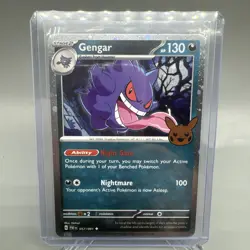 Pokemon TCG Halloween Trick Or Trade 2024 Darkrai #136/197 Cosmos Rare - Image 1