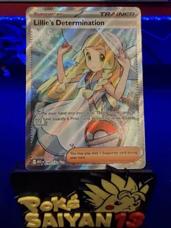 Pokemon TCG Lillie's Determination Full Art 169/132 Mega Evolution Near Mint - Image 1