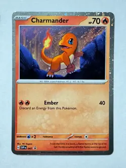 Pokemon - 151 - Bulbasaur Charmander Squirtle Cosmos Promo Set 046 047 048 - Image 3