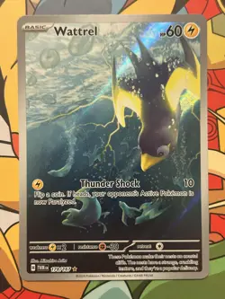 Wattrel 178/167 Illustration Rare Twilight Masquerade Pokemon TCG - Image 1