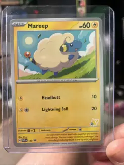 Pokemon TCG MAREEP 107 BLACK STAR PROMO SVP EN MINT CONDITION NEVER PLAYED - Image 1