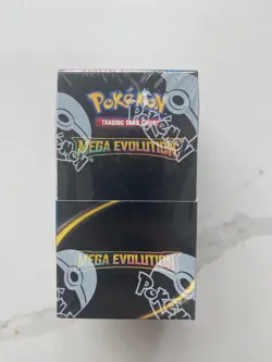 Full Sealed Booster Box (18 packets) Pokemon ME1 Mega Evolution TCG. IN HAND - Image 3