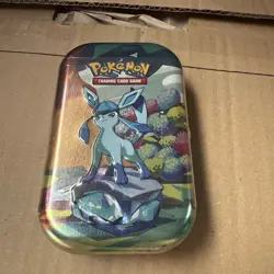 Pokemon TCG: Scarlet & Violet-Prismatic Evolutions Mini Tins - Glaceon - Image 1