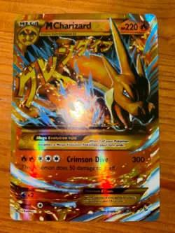 2014 Pokemon XY Flashfire 107 M Charizard EX Ultra Rare - Image 1