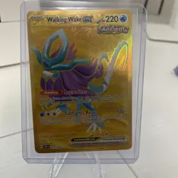 Walking Wake EX Gold Hyper Rare Pokemon TCG TEMPORAL FORCES- 215/162 NM - Image 1