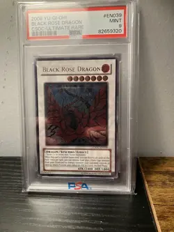 Yu-Gi-Oh TCG Ultimate Rare Black Rose Dragon Unlimited Cross Roads Of Chaos. - Image 1