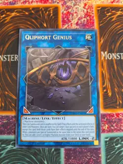 Yu-Gi-Oh! TCG Qliphort Genius Extreme Force EXFO-EN095 Rare 1st Ed Near Mint - Image 1