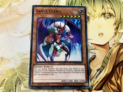 Yu-Gi-Oh! TCG Santa Claws Yu-Gi-Oh! Advent Calendar AC18-EN012 1st Ed Super Rare - Image 1
