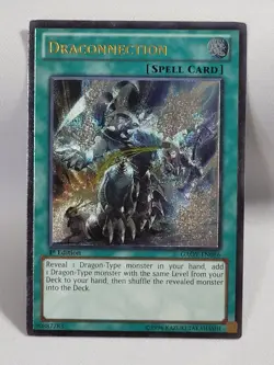 YuGiOh TCG Draconnection GAOV-EN086 1st Edition Ultimate Rare NM - Image 1