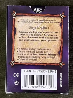 Xena Warrior Princess Immortal Favor Expansion Deck Trading Card Game - Complete - Image 2