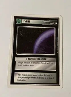 Star Trek CCG Event Atmospheric Ionization Card - Image 1