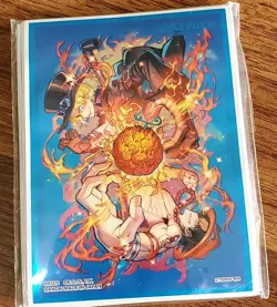 One Piece Card Game Devil Fruits Collection Vol. 2 Promo Sleeves - 10ct - Sealed - Image 1
