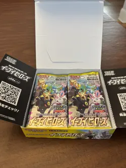 Pokemon Card Eevee Heroes s6a LIGHT Booster Packs Japanese Lot x15 With Box - Image 2