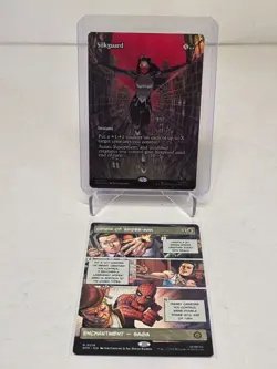 MTG Marvel Spider-Man Silkguard Borderless Foil + Bonus Saga Card - Image 1
