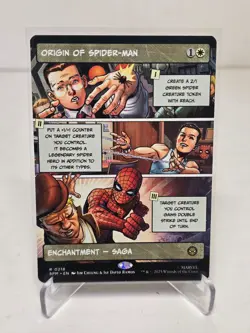 MTG Marvel Spider-Man Silkguard Borderless Foil + Bonus Saga Card - Image 5