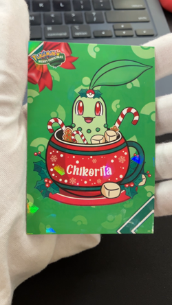 Chikorita Ice Holo Pokemon 2024 Card Database Merry Christmas - Image 2