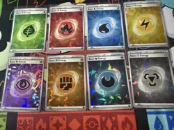 2024 Pokemon Terapagos ex UPC Ultra Premium Collection Energy Card Set Cracked - Image 1