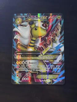 Pokemon M Ampharos EX Holo Mega Card 88/98 XY-Ancient Origins LP - Image 1